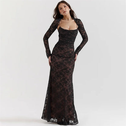 Floral Lace Dress™ - Romantic Elegance